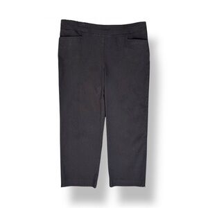 4/$20 George Classic Black Cropped Trousers